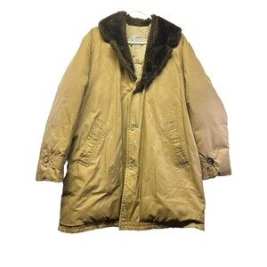 Vintage Comfy Goose Down Puffer Jacket Coat Parka Seattle Men's Large Brown